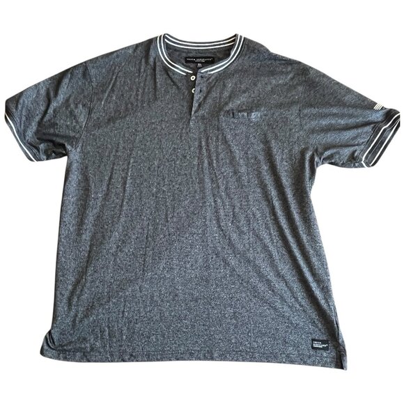 Truth Substance Common Sense Other - Truth Substance Common Sense Pullover Shirt 3 Button Heather Grey Pocket 3XL